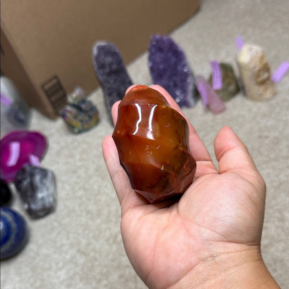 Carnelian Flame Crystal